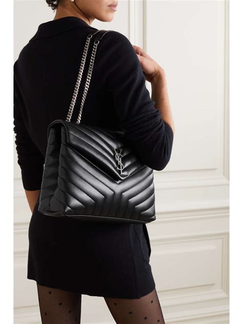 quilting ysl bags|loulou quilted leather shoulder bag.